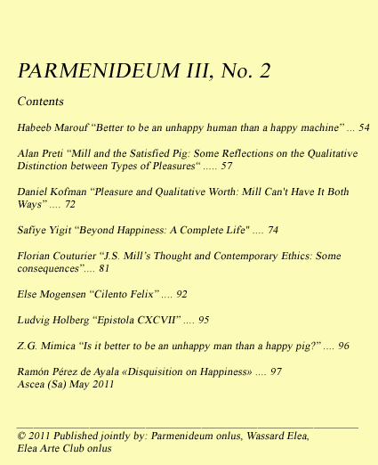 Parmenideum Journal May 2011